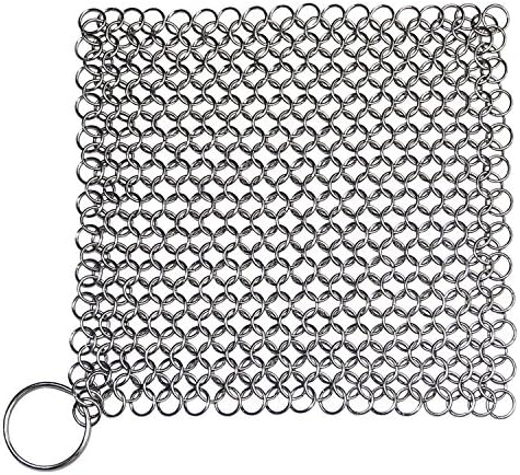 Iron Cleaner 7x7 Inch Stainless Steel Cookware Cleaner (Square)