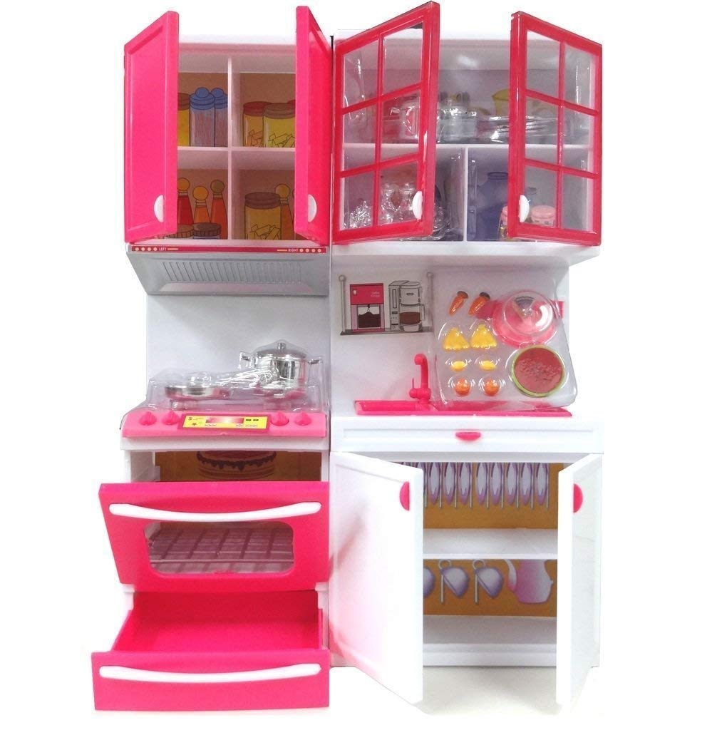 Buy Ap Int Kids Girl S Pretend Kitchen Play Set Toy And Model