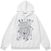 Aelfric Eden Womens Hoodies Oversized Graphic Hoodies Unisex Y2k Heavyweight Hoodie Pullover Trendy