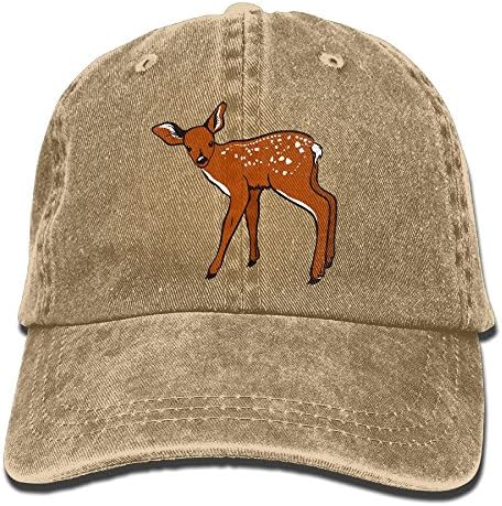 YUA85FSW Neutral Freedo Fawn Hat Cotton Denim Fabric Hat Designed Cowboy Hat