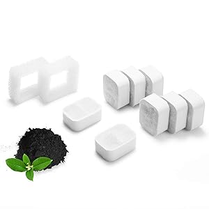 IPETTIE Tritone/Fiumi Ceramic Pet Lotus Pet Water Fountain Replacement Filters