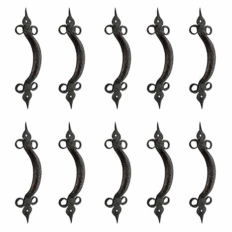 10 Door Pull Spear Black Wrought Iron 10 1 2 Renovator S Supply