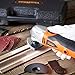 VonHaus 2.3 Amp Corded Multi-Purpose Oscillating Tool with 6 Variable Speeds, 15 Accessories Including Half Moon Saw, E-Cut Blade, 9 Sanding Paper Pads and Carry Storage Case
