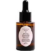 Cosmette Skincare Sweet Plum Vitamin C & 4% Squalane Face Serum | Skin Brightening Dark Spot Corrector, Anti-Aging & Hydrating Oil - Evens Tone, Enhances Glow & Moisturizes | 1 Fl Oz