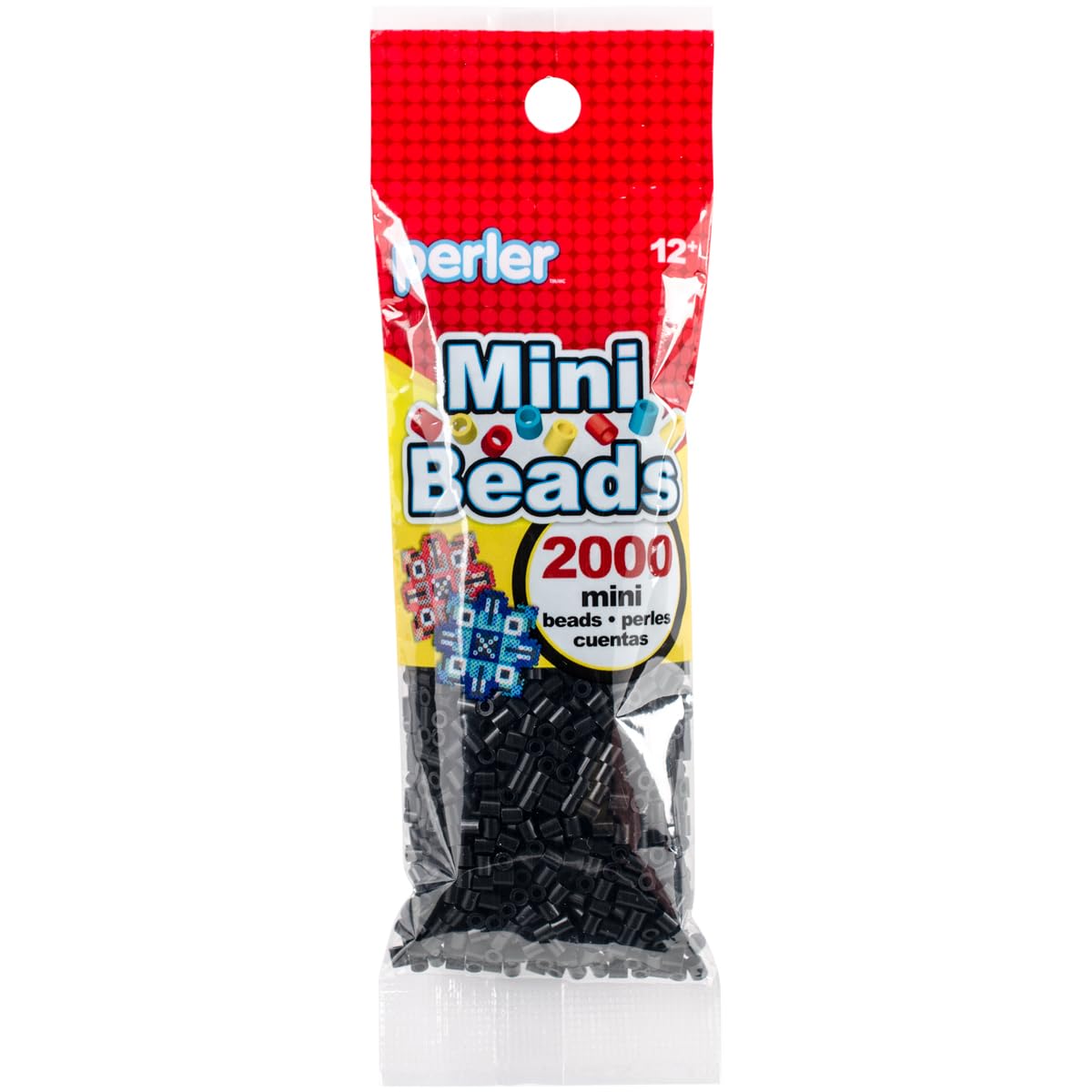 Photo 1 of Black Perler Mini Beads for Kids Crafts, 2000 pcs