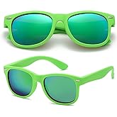 PolarSpex Toddler Sunglasses UV Protection – Unbreakable Kids Polarized Sunglasses with Case for Boys & Girls age 2-8