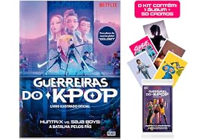 Livro ilustrado oficial Guerreiras do Kpop + 10 Envelopes
