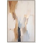 Art Remedy Sandstone Stillness II Canvas Earth Tone Boho Art, Silver Frame, 36 x 54