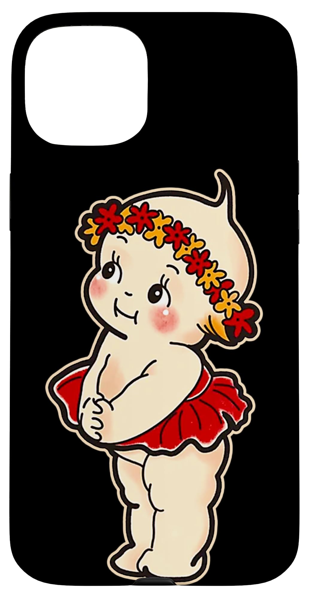 Kewpie Baby Flower Child Case for iPhone 15 Plus
