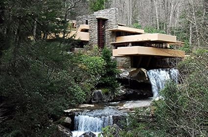 Amazon Com Falling Water Architecture House House In Nature