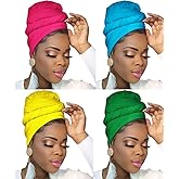 Ftoronaly Head Wraps for Women Headwraps Long Hijabs Scarf Large Headscarf Tie Hair Wrap