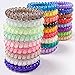 Mokale 20PCS Hair Ties Ponytail Holders - Large Boutique Girls Stretchy Elastic Hair Ropes Bands Styling Accessories for Women and Ladies