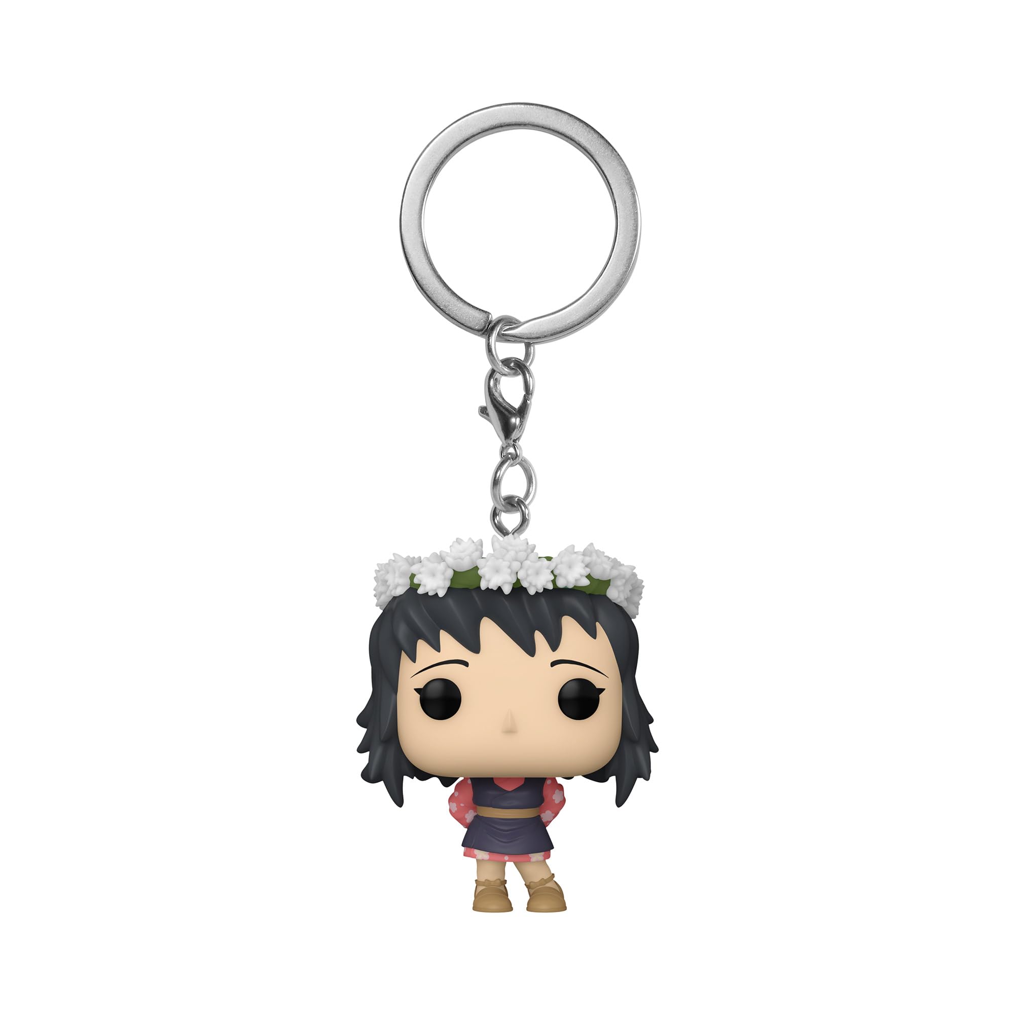 Funko Pop! Keychain: Demon Slayer - Makomo - (Flower Headdress) Novelty Keyring - Collectable Mini Figure - Stocking Filler - Gift Idea - Official Merchandise - Anime Fans - Backpack Decor