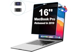 Ceydebne Magnetic Privacy Screen for MacBook Pro 16 Inch (Released in 2019 ONLY) Anti Blue Light Protector Screen Filter (A2141)