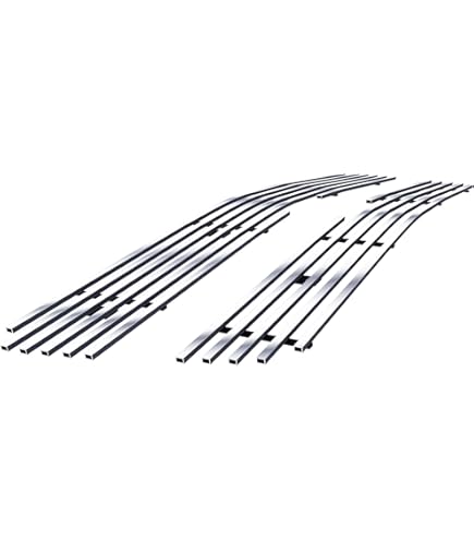 APS Lower Bumper Grill Insert For GMC Sierra 2003-2007 - Black Horizontal Billet