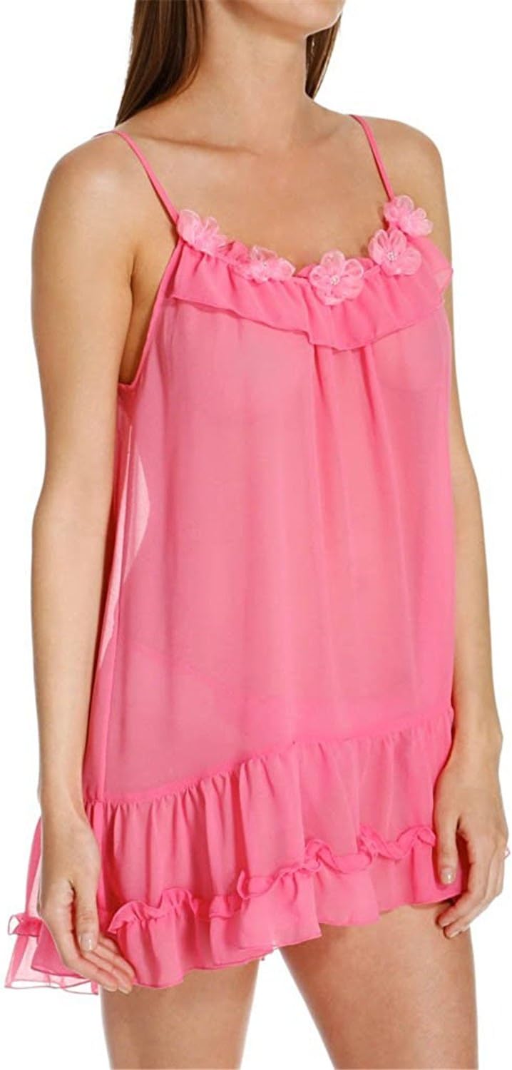 Musiclovely sexy Intimates Sophia Chemise With Pearl Thong (18894)