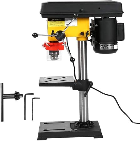 Estink Perceuse A Colonne 110v 500w Foret Industriel A Ajustement De Vitesse De 9 Degres Amazon Fr Bricolage