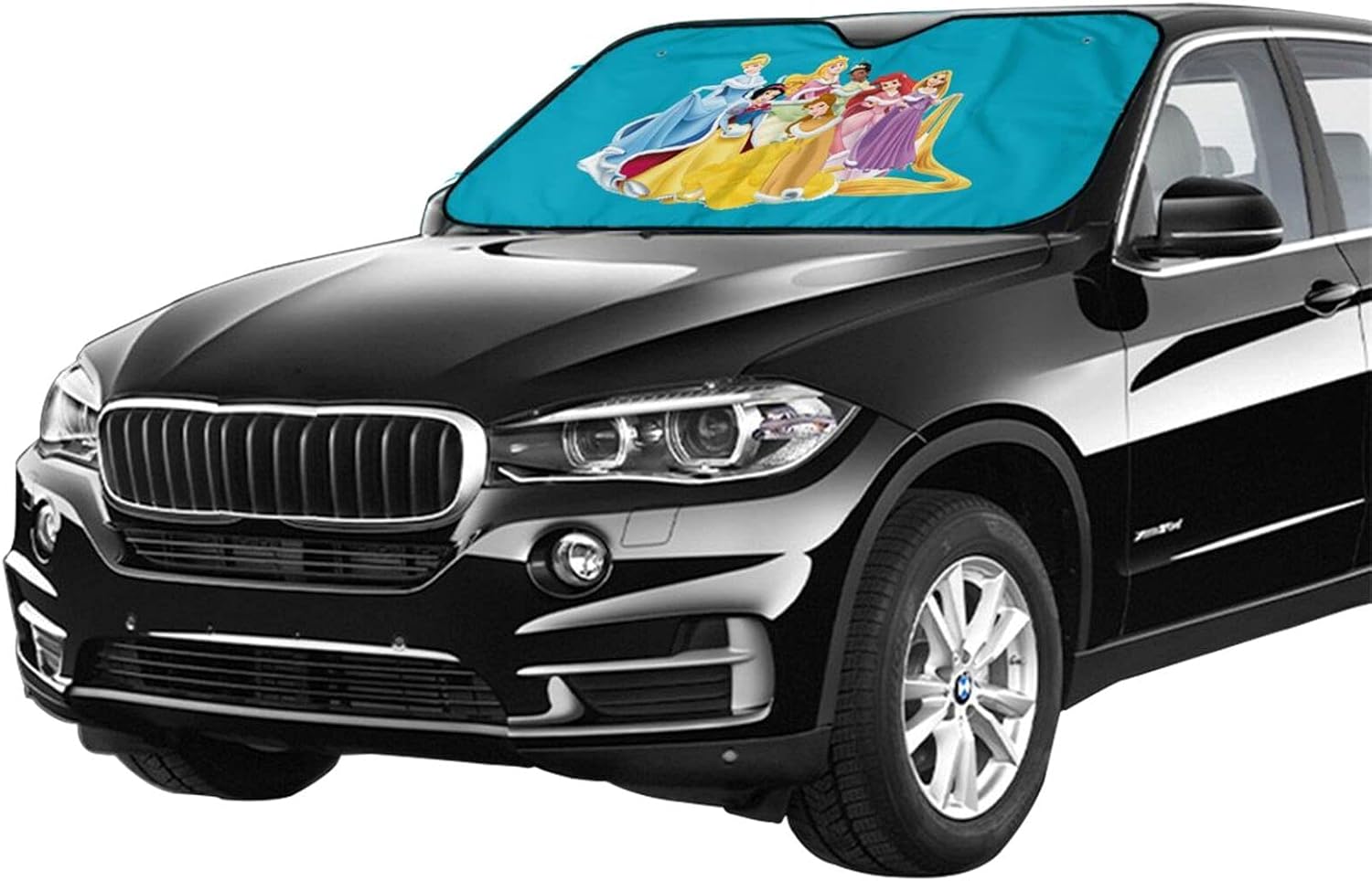 Amazon 車用サンシェードディズニー プリンセス 1 車のフロントガラスのサンバイザー 日よけ 紫外線 カッ Suv 軽自動車 汎用70 130cm 簡単吸盤取付 便利な収納 折りたたみ可能 サンシェード 車 バイク