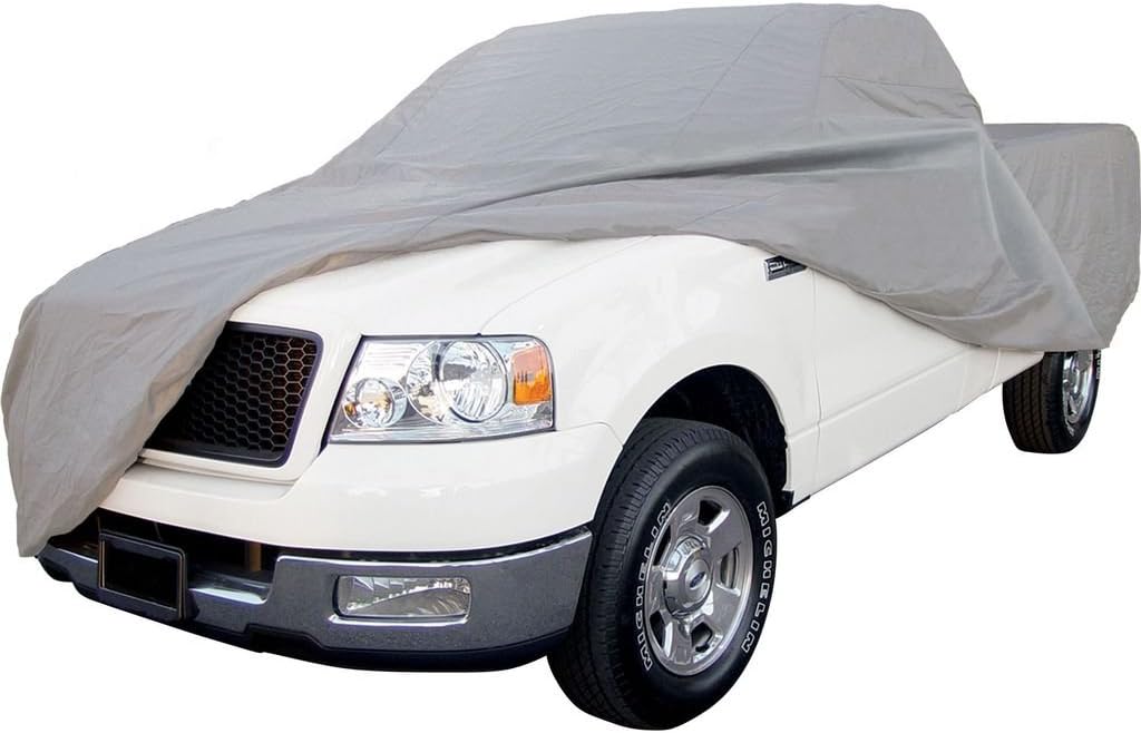 MaxLuster SilverGuard Indoor Truck Cover for Full-Size Pickup up to 252 Inches with Crew Cab Short Bed – EGT5SG