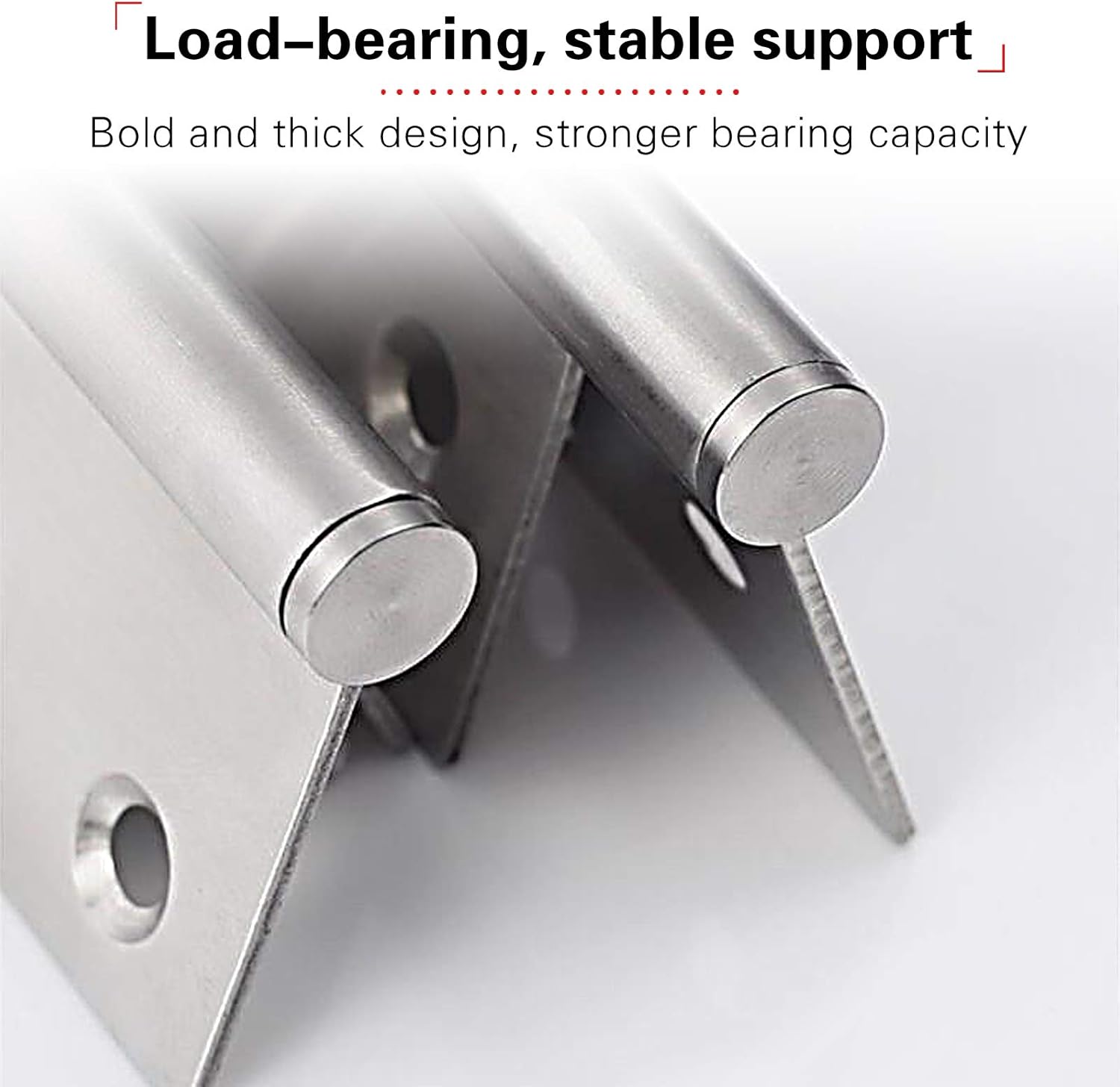 DMGARDEN 2 pcs Thickened Stainless Steel Right Lifting Hinge,Rising Right Handed Lift Off Door Hinge(4'')(100x79mm) - Image 5