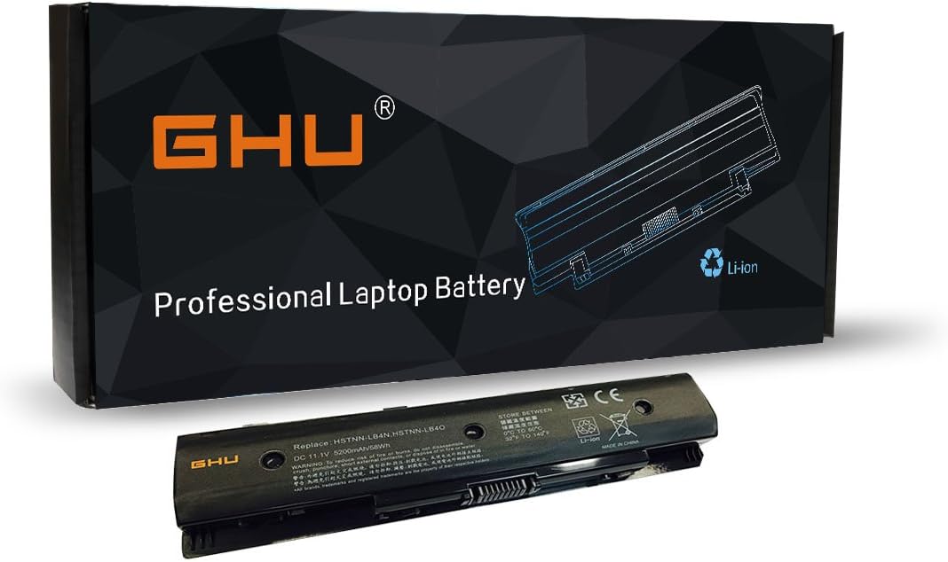 GHU New Battery PI06 PI06XL Compatible with HP Notebook HSTNN-LB4N HSTNN-UB4N HSTNN-LB4O PI09 PN 710416-001 710417-001 HSTNN-YB4N HSTNN-YB4O P106 PI06 PI06XL PI09 58WH 5200mAH 10.8v11.1v - Image 3