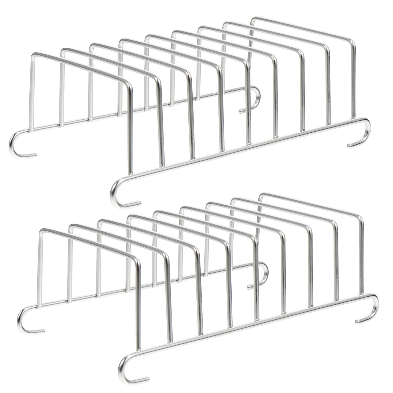 Cabilock 2pcs Wire Toast Rack Extra Thick Toast Holder Rack Toaster Holder Toast Rack For An Air Fryer Stand Table Serving Air Fryer Accessories Kit for Kitchen 15.5x8.5x1.8cm