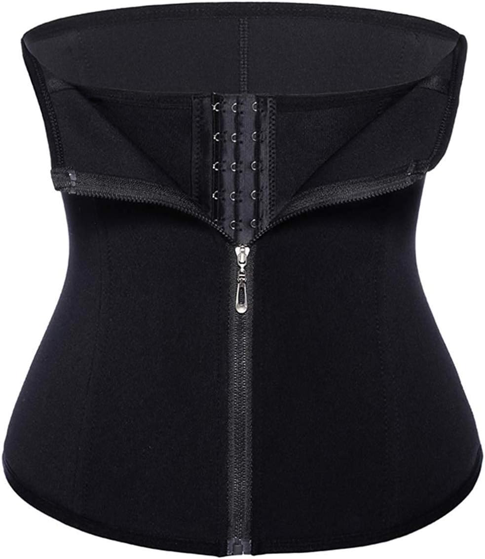 Dreamburn Waist Cincher Women Neoprene Waist Trainer with Zipper Waist Trimmer Belt for Weight Loss Shapewear Tummy Control Corset
