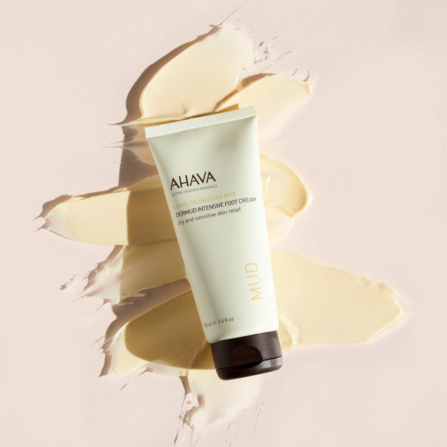 AHAVA Dermud Intensive Foot Cream, 3.4 Fl Oz: Premium Beauty