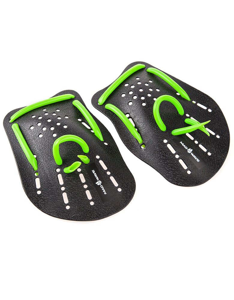 Mad Wave Swim Paddles, Black/Green Amazon.co.uk Sports & Outdoors