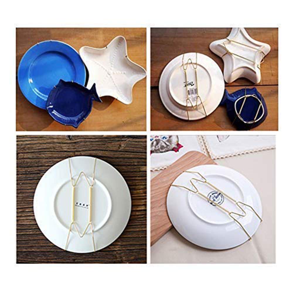 10 Pack Plate Hangers, Wall Plate Hangers 12 Pack Wall Hooks Decorative