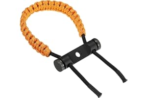 PATIKIL Archery Bow Wrist Sling, Adjustable Compound Braided Wrist Strap for Bow Target Shooting, Orange