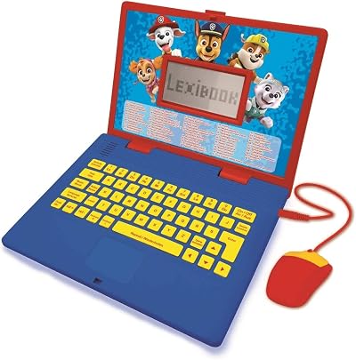 LEXIBOOK Paw Patrol Educational Bilingual Laptop French English JC598PAi1