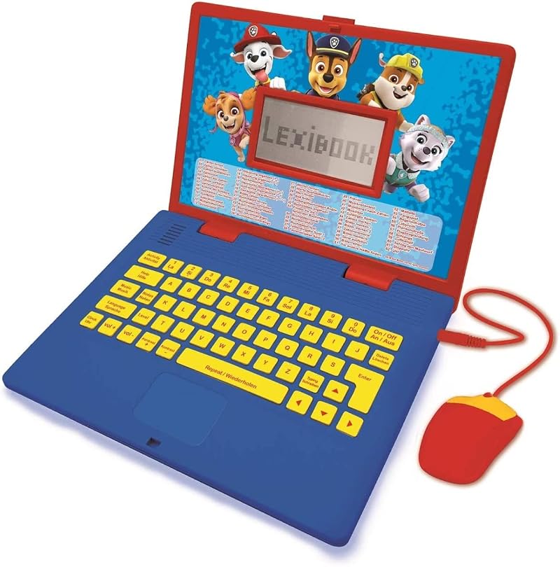LEXIBOOK Paw Patrol Educational Bilingual Laptop French English JC598PAi1