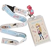 Loungefly Harry Potter Luna Lovegood All Over Print Lanyard with Spectrespecs Charm