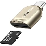 UGREEN USB C Micro SD Card Reader, Type C to Micro SD Card Adapter with Zinc Alloy External, Portable SD Card Reader USB C fo