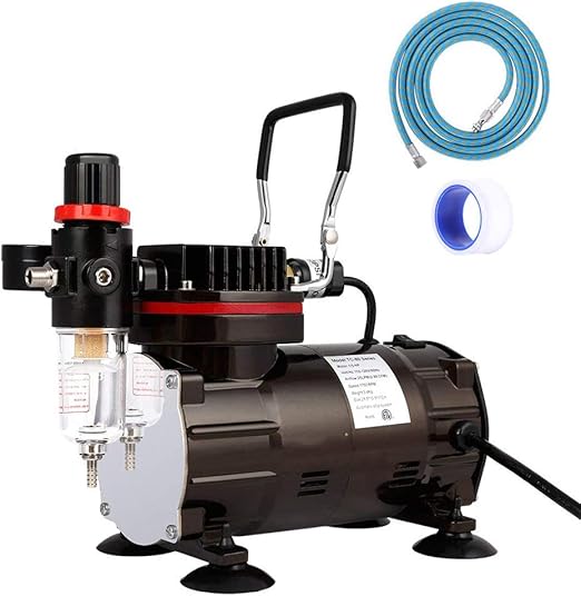 Amazon Co Jp エアーコンプレッサー オイルレス エアブラシ用 コンプレッサー ホビー用コンプレッサー 静音 ホビー