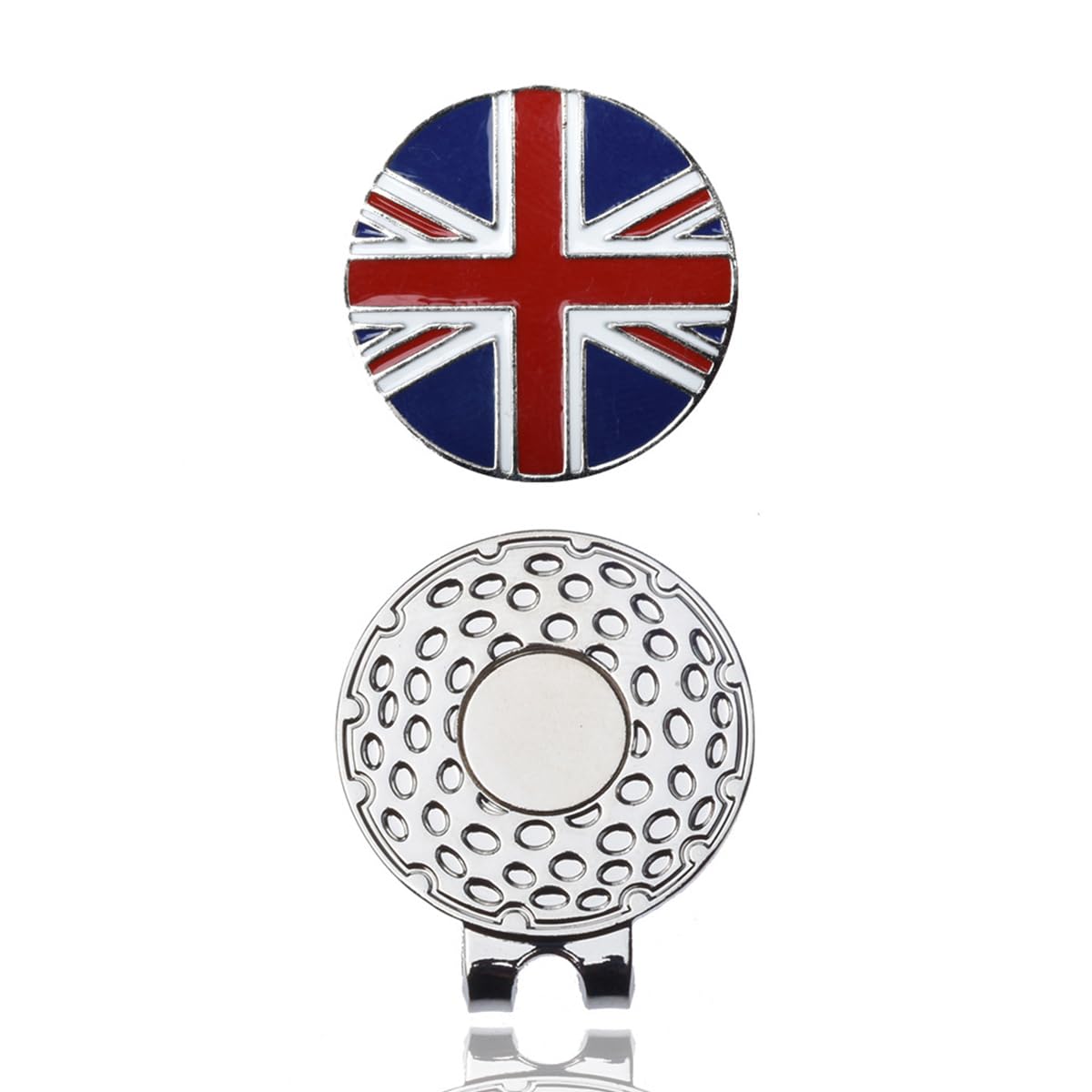 Scott Edward Golf Ball Marker with Magnetic Hat Clip, Removable Attaches Easily to Golf Cap, Funny Golf Gift for Men Women