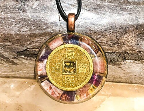 Glow in the Dark Orgonite Pendant ~ Solar Eclipse 2017