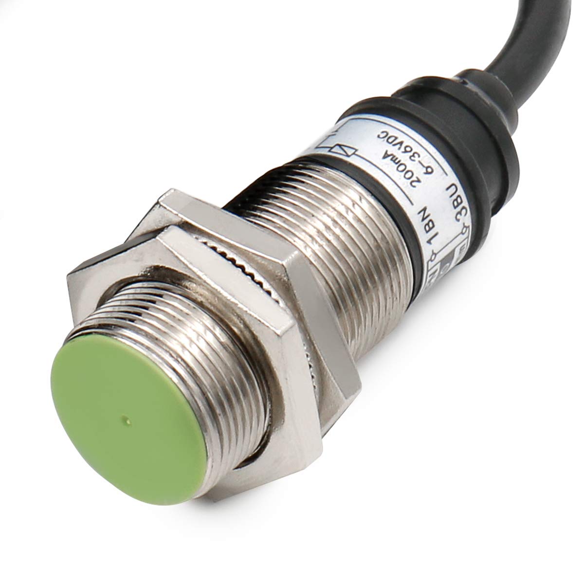 Heschen Inductive Proximity Sensor Switch, PR18-5DO, Cylindrical Type, 5mm Sensing, M18 Round, 10-30VDC 200mA, 2-Wire - Image 5