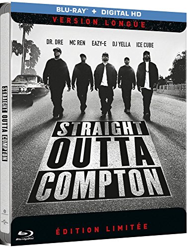 N.W.A Straight Outta Compton - Combo Blu-Rayversion Longue + Copie Digitale - Édition Limitée Boîtier Steelbook