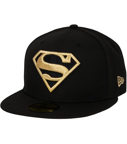 New Era Superman Classic Emblem 59Fifty Fitted Hat Blue at Amazon
