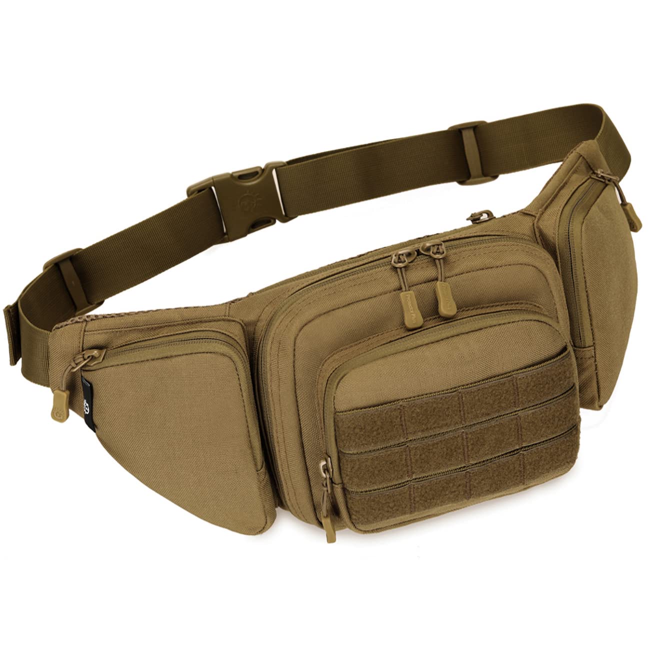 Waist Circumference Tactical Set Portable Fanny Outdoor Military Army Bag Waist Bag for Cycling Camping Hiking Hunting Fishing (Brown#2)