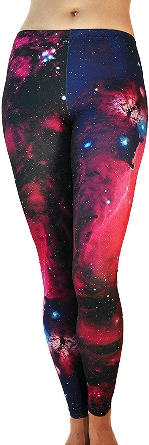 Tamskyt Women's Girls Ladies Full Length 3D Digital Printed Tight Leggings Workout Running Yoga Tights 8/10 / 12 Stretchy
