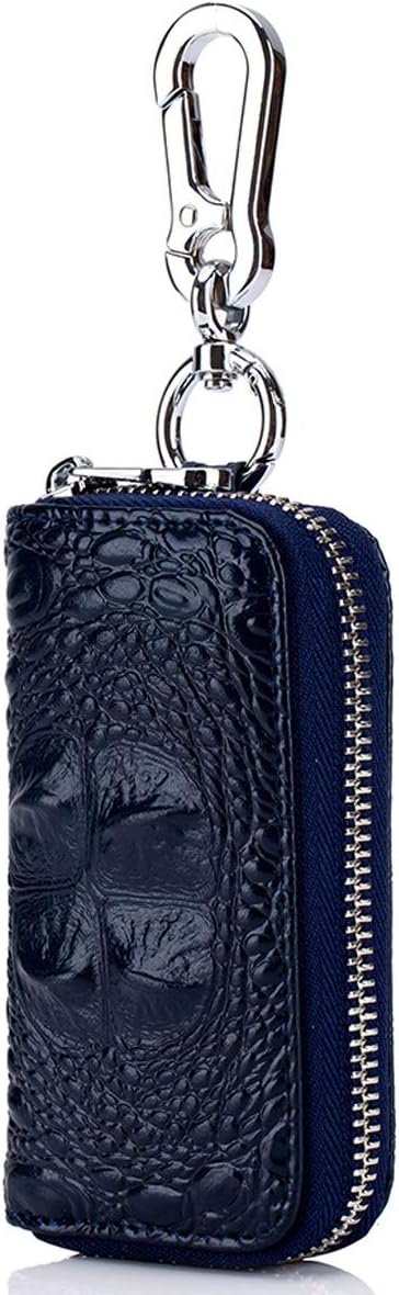 Aileder Key Case Wallet Crocodile Leather Key Holder Car Keychain Key Case with 6 Hooks - Image 3