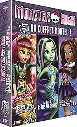 Monster High - Un coffret mortel ! : Fusion monstrueuse + Choc des cultures ! + La Bête de l'Île au Crâne - Pack
