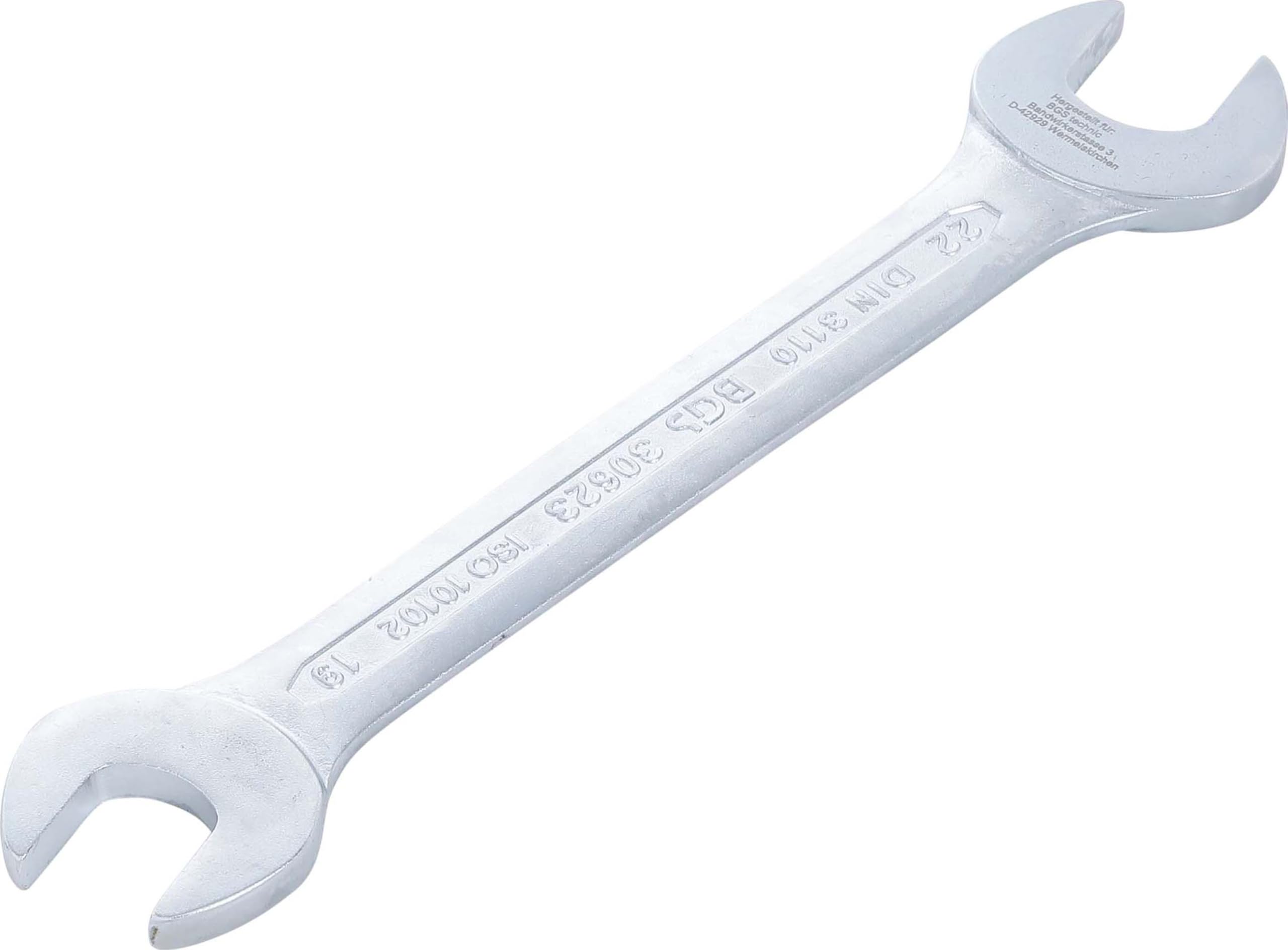 BGS 30623 | Double Open End Spanner | 19 x 22 mm