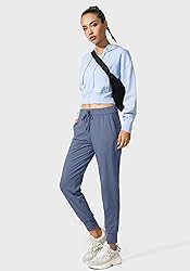 SANTINY Women's Joggers Pants Pockets Drawstring