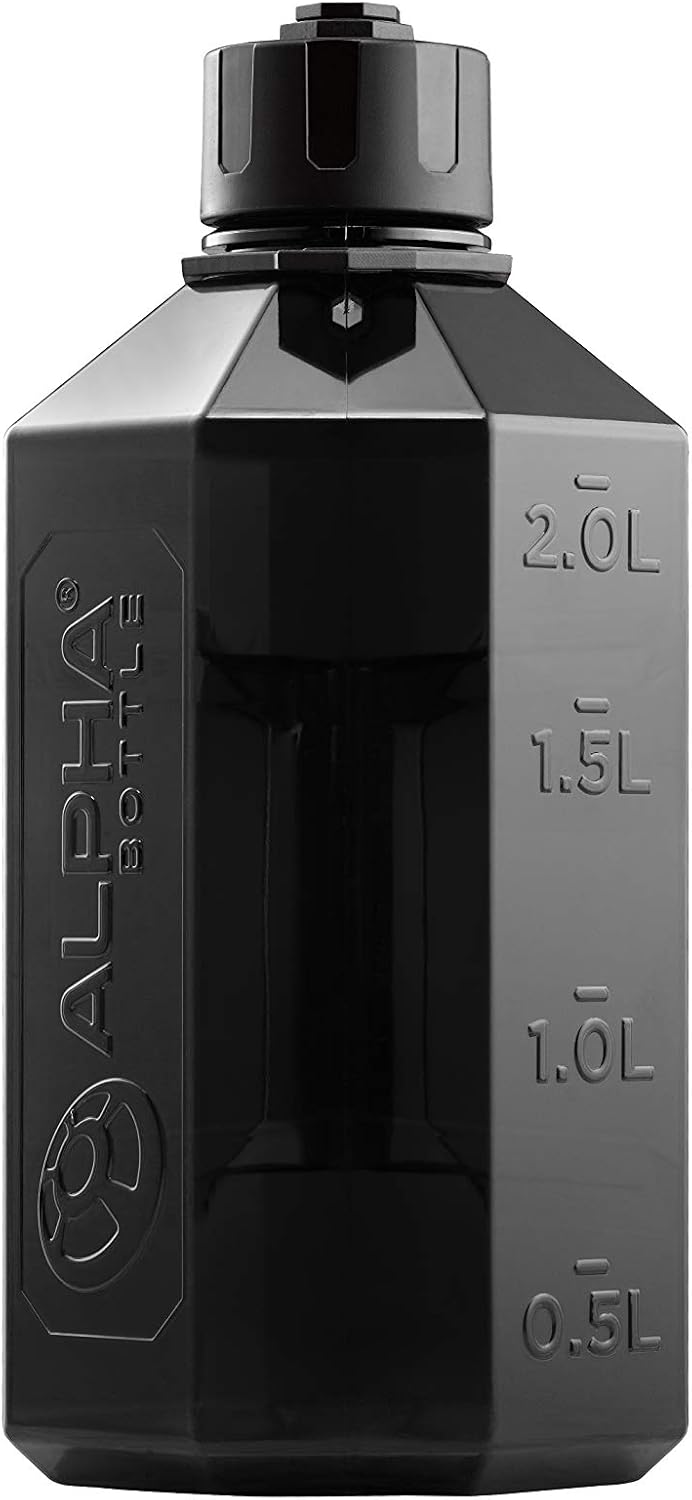 Alpha Designs Beast 2 Litre Water Bottle - 2.4l Large Drinks Water Jug - Eddie Hall Merch - Holiday, Travel - Black - Image 5
