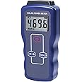 Solar Power Meter Digital Solar Meter, Solar Irradiance Meter for Solar Energy Testing, Solar Transmission Meter with Accuracy Drift<1.5%/Year&Btu/(ft2-h)& W/m² Units for Meteorology Sun Measurement