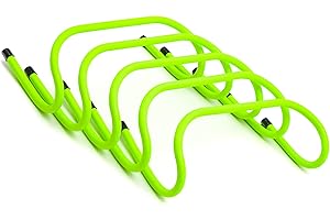 Trademark Innovations 6" Speed Training Hurdles Pack of 5 (Light Green)